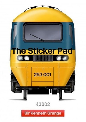 Sticker intercity 125 hst - intercity,